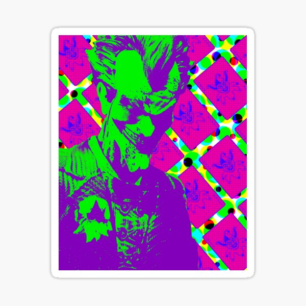 The Psychedelic Clown Prince of Crime Sticker