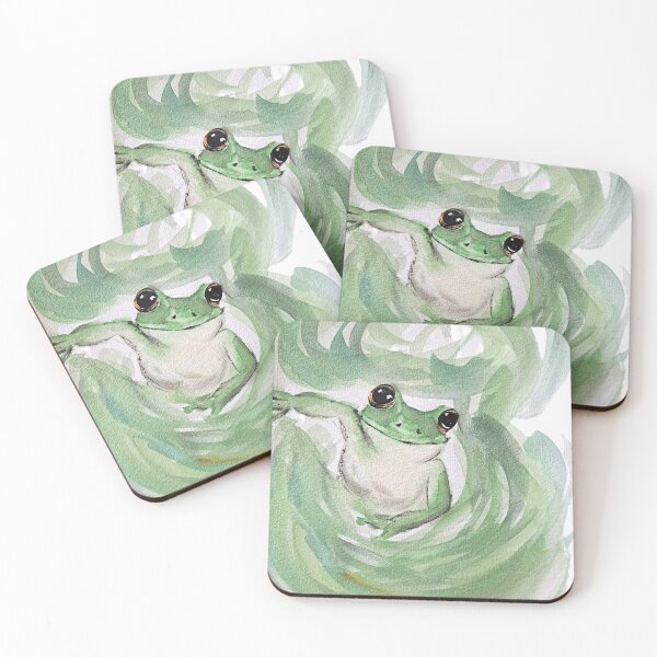 Item preview, Frog Magic Humour Watercolor Froggy designed and sold by kkjustpaint.