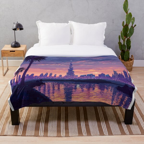 Item preview, Burj Khalifa Dubai at Night Pixel Art  designed and sold by SaintCurio.