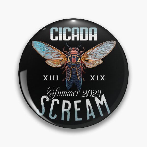 Item preview, CICADA XIII XIX BROOD DOUBLE EMERGENCE YEAR 2024 designed and sold by justyna-s28.