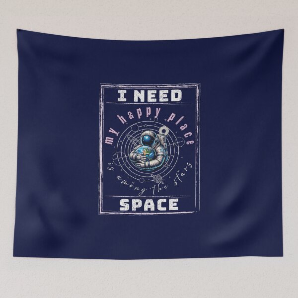 Item preview, I need Space. Spaceman hugging earth. designed and sold by Space Sense.