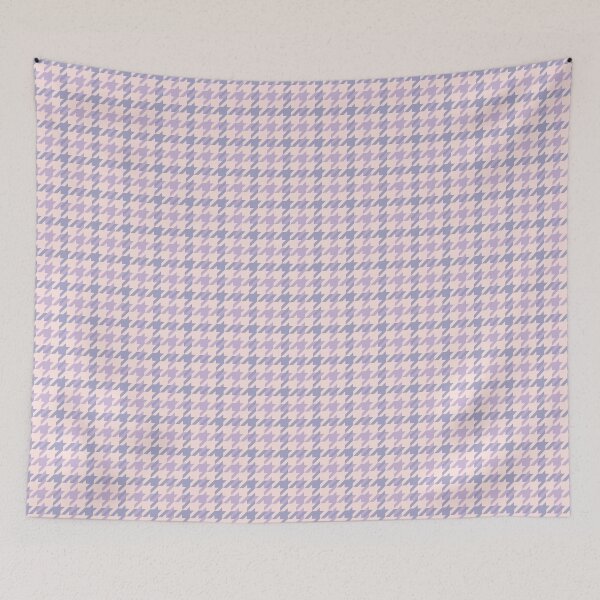 Item preview, Beautiful and Elegant Houndstooth Print Pattern Seamless Design in Pink, Lilac or purple, blue Beige colors designed and sold by RSDigitalPrintDesign.