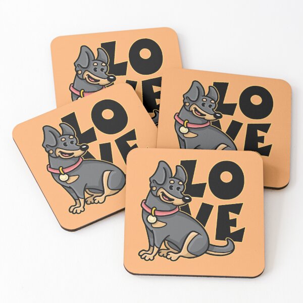 Item preview, Dog Love - Cartoon Design designed and sold by Elspeth Rose Design.