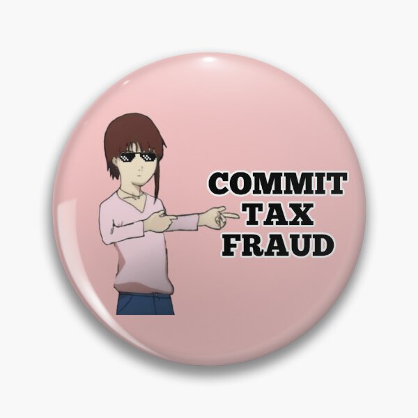 Item preview, Lain Iwakura Commit Tax Fraud Funny Meme Design designed and sold by MerikuroCreates.