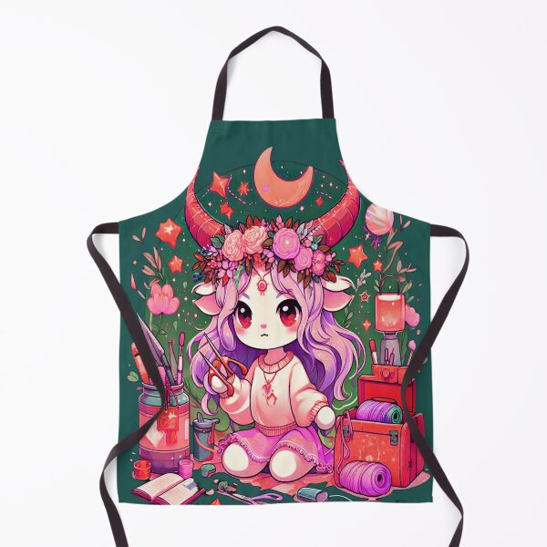 Item preview, Cute Chibi Kawaii Horned Anime Girl designed and sold by Neer arts.
