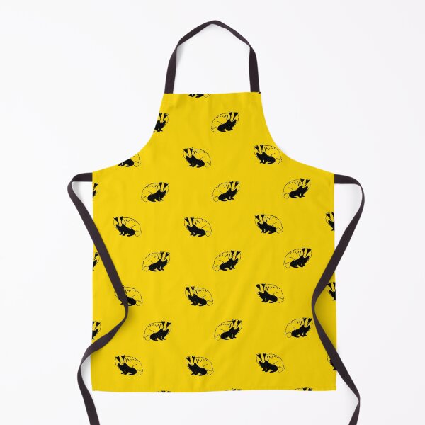 Item preview, Badger House Colours Black Pattern on Yellow designed and sold by ArtCounts.