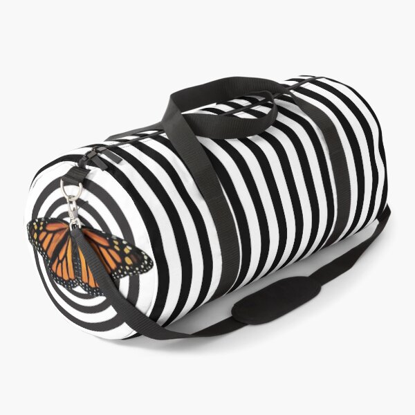 Item preview, Female Monarch Butterfly Black and White Roundel designed and sold by Carleah Unique.