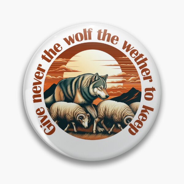 Item preview, Give never the wolf the wether to keep designed and sold by FelixMorua.
