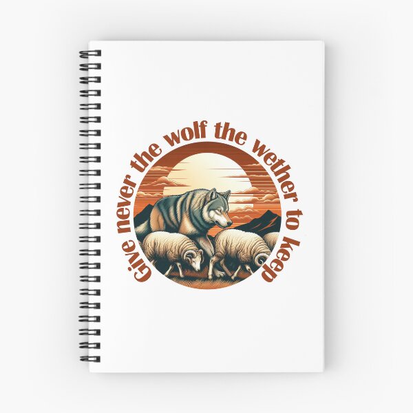 Item preview, Give never the wolf the wether to keep designed and sold by FelixMorua.