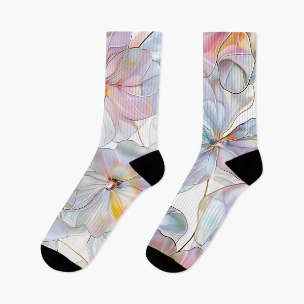 Artikelvorschau, Pastellfarbene Blumen aus Buntglas entworfen und verkauft von dcrc.
