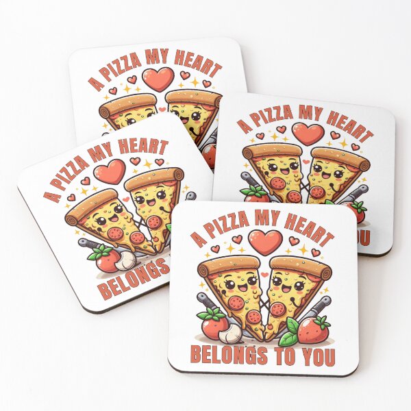 Item preview, A pizza my heart belongs to you designed and sold by DShirtRepublic.
