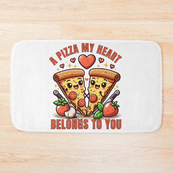 Item preview, A pizza my heart belongs to you designed and sold by DShirtRepublic.