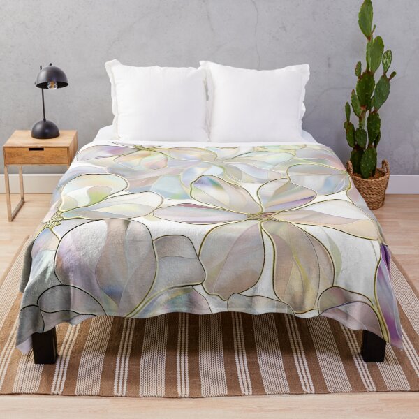 Item preview, Pastel flowers made of stained glass designed and sold by dcrc.
