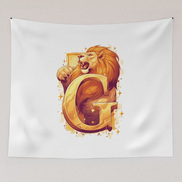 Item preview, Magical Lion and the Letter G - Fantasy designed and sold by Fenay Designs.