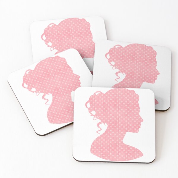 Item preview, Pink Polka Dots Silhouette designed and sold by SidderBug Designs.