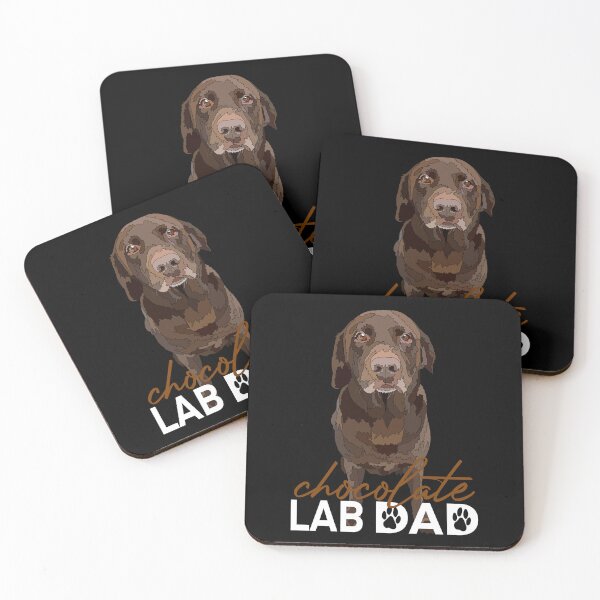 Item preview, Chocolate Lab Dad  designed and sold by Just-Arts-4U.