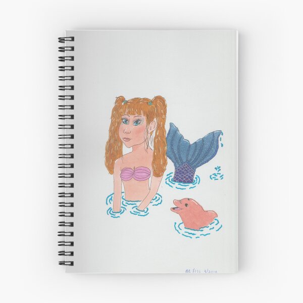 Item preview, Mermaid with Baby Pink Dolphin designed and sold by Melfisk72.