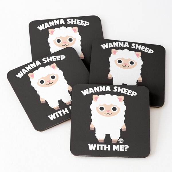 Item preview, WANNA SHEEP WITH ME designed and sold by TODD GOLDMAN.
