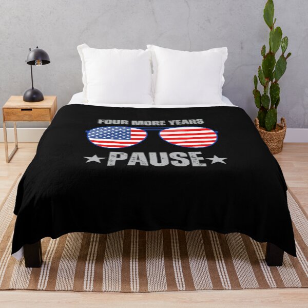 Item preview, "Four More Years Pause" Political Humor Graphic Tee designed and sold by AI-volution.