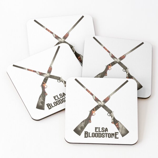 Item preview, Elsa Bloodstone rifles Logo Marvel comics designed and sold by Midnightbloodstone.