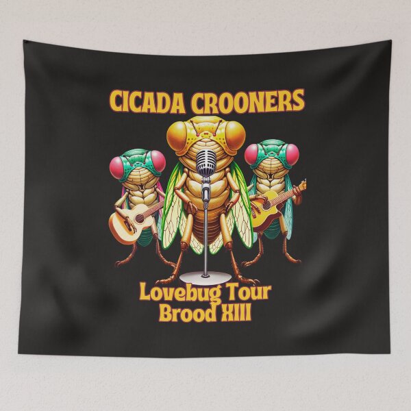 Item preview, Cicada Crooners Lovebug Tour Brood XIII designed and sold by elynne9.