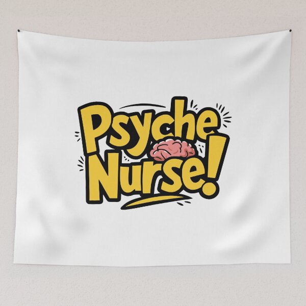 Item preview, Psyche Nurse. Funny Psyche Ward designed and sold by PMCreative.