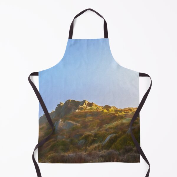 Item preview, Peak District digital painting The Roaches at sunrise. designed and sold by RobThorley.
