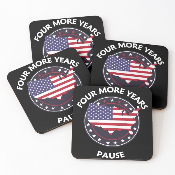 Item preview, "Four More Years Pause" Political Satire Graphic Tee designed and sold by AI-volution.