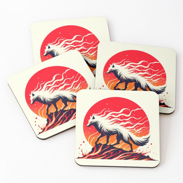 Item preview, Lava Fire Wolf, Ai Generated Art  designed and sold by ACC .