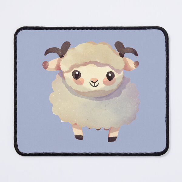 Item preview, Cute Baby Sheep - Watercolor Lamb designed and sold by FarmOfCuties.