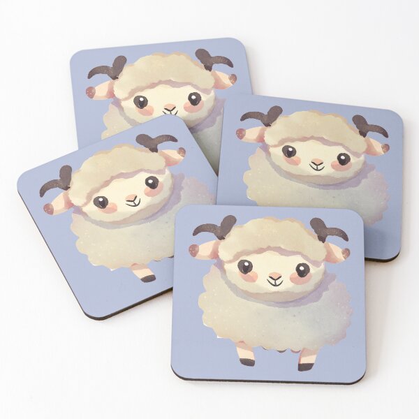Item preview, Cute Baby Sheep - Watercolor Lamb designed and sold by FarmOfCuties.