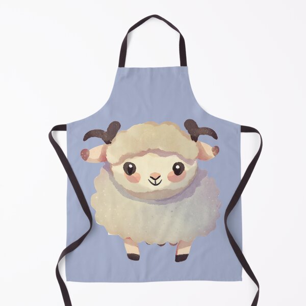 Item preview, Cute Baby Sheep - Watercolor Lamb designed and sold by FarmOfCuties.