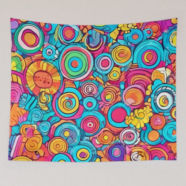 Item preview, Cartoon Tones: Colorful & Vibrant Artistry designed and sold by Health And Fitness Posts e-Store.