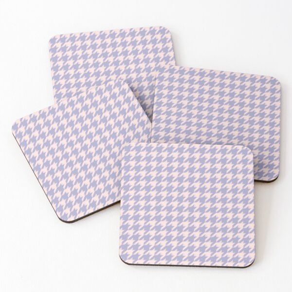Item preview, Beautiful and Elegant Houndstooth Print Pattern Seamless Design in Pink, Lilac or purple, blue Beige colors designed and sold by RSDigitalPrintDesign.