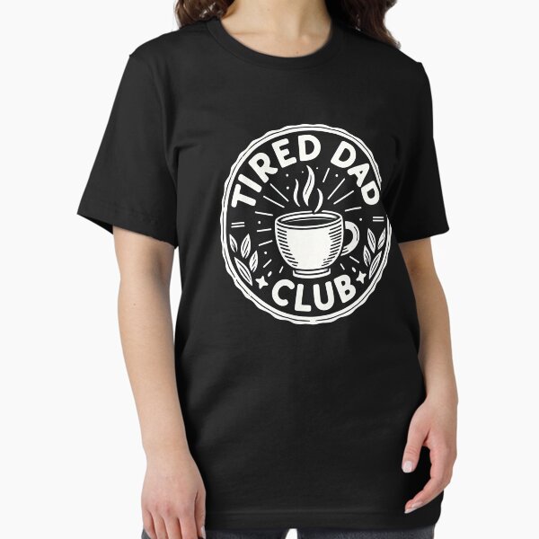 Item preview, Tired Dad Club Logo 4 White designed and sold by Lichtbildfang.