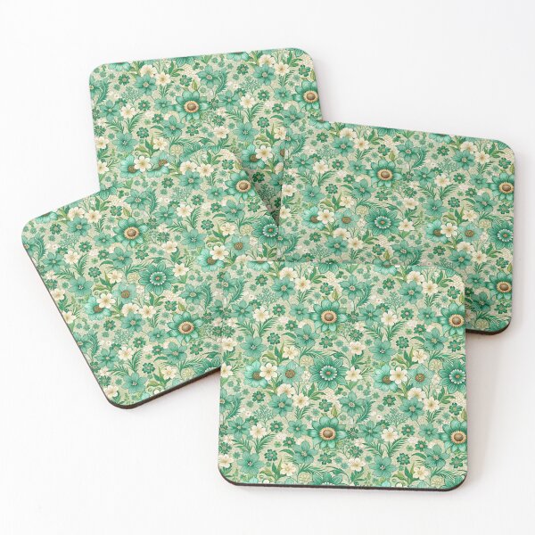 Item preview, Green Floral Pattern Spring designed and sold by Lelijo.