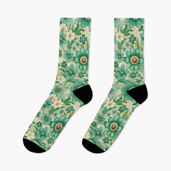 Item preview, Green Floral Pattern Spring designed and sold by Lelijo.
