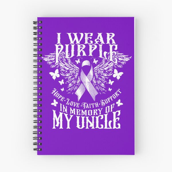 Item preview, I Wear Purple In Memory Of My Uncle Overdose Awareness Gear designed and sold by DynamicDesign.