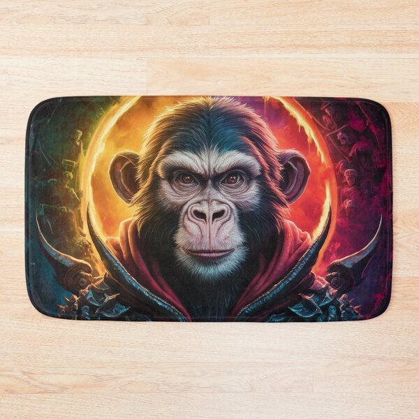 Item preview, Dark Monkey Warrior designed and sold by HowMonkeyShop.