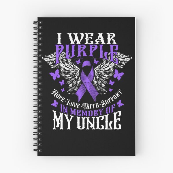 Item preview, I Wear Purple In Memory Of My Uncle Overdose Awareness Gear designed and sold by DynamicDesign.