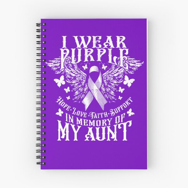 Item preview, I Wear Purple In Memory Of My Aunt Overdose Awareness Gear designed and sold by DynamicDesign.