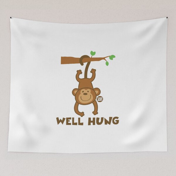Item preview, WELL HUNG MONKEY designed and sold by TODD GOLDMAN.