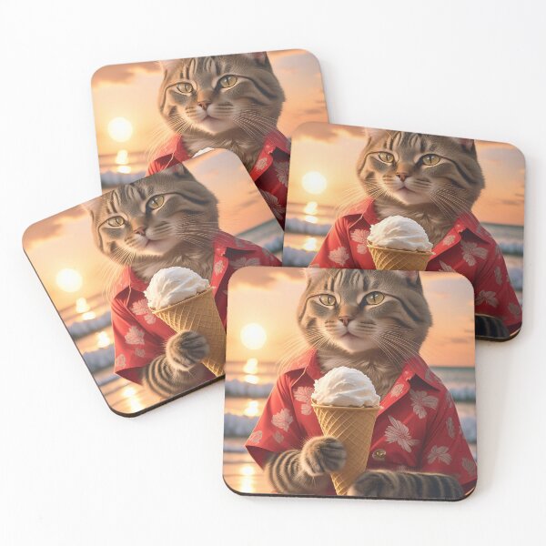Item preview, Hawaiian cats designed and sold by blackquack.