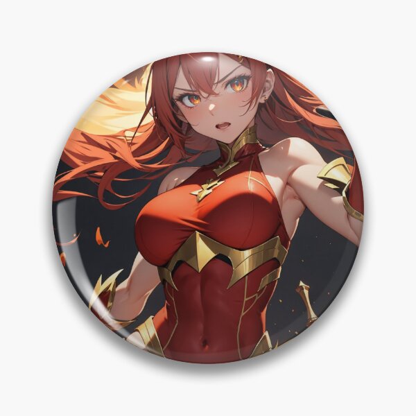 Item preview, My Cute Anime Girl, Crimson Flame designed and sold by iloveanimechibi.