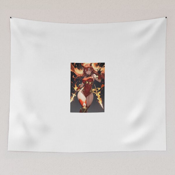 Item preview, My Cute Anime Girl, Crimson Flame designed and sold by iloveanimechibi.