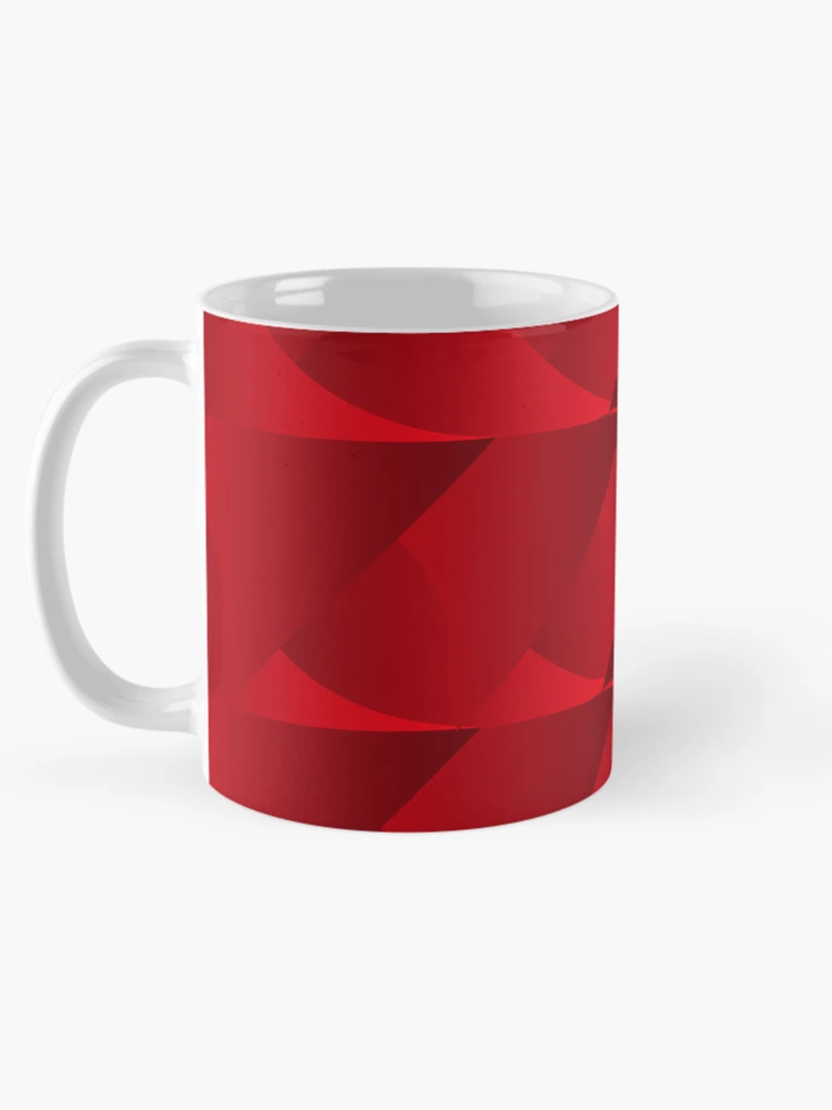 Thumbnail 5 of 6, Coffee Mug, Abstract Radiant Red Pattern designed and sold by RGSMOOTHFINGER.