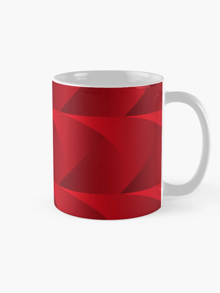 Thumbnail 3 of 6, Coffee Mug, Abstract Radiant Red Pattern designed and sold by RGSMOOTHFINGER.