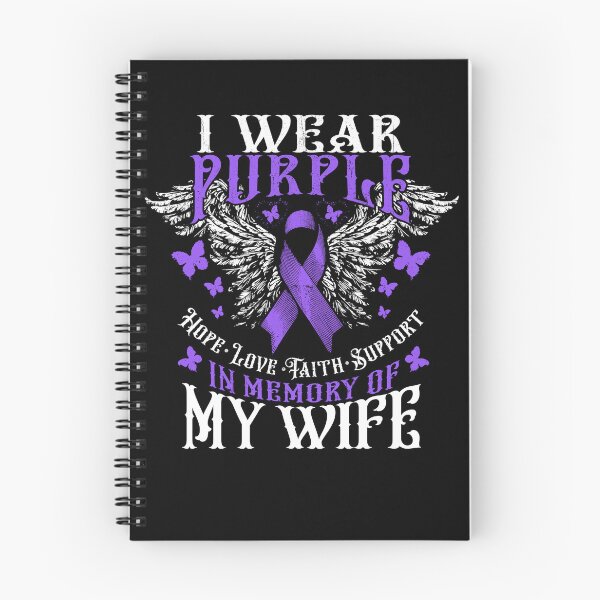 Item preview, I Wear Purple In Memory Of My Wife Overdose Awareness Gear designed and sold by DynamicDesign.