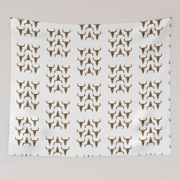 Item preview, Bull skulls pattern designed and sold by alczar.