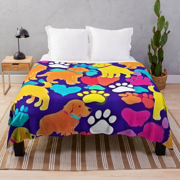 Item preview, Colorful Dog Paws designed and sold by Health And Fitness Posts e-Store.